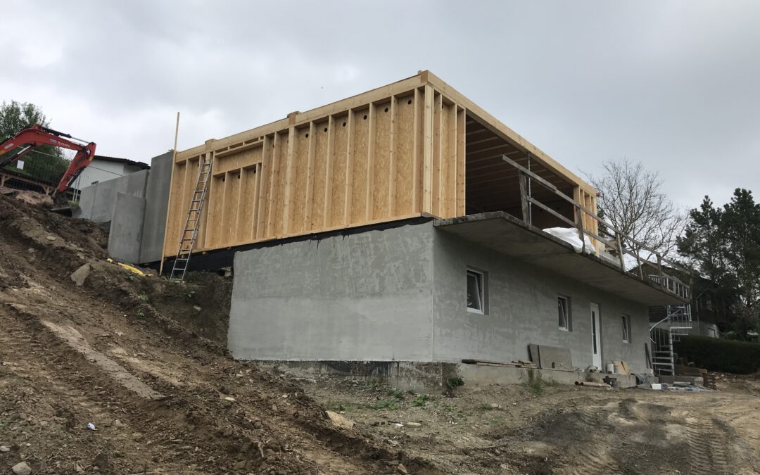 Aufgesetzter Holzrahmenbau als nachhaltige und energieeffiziente Konstruktion