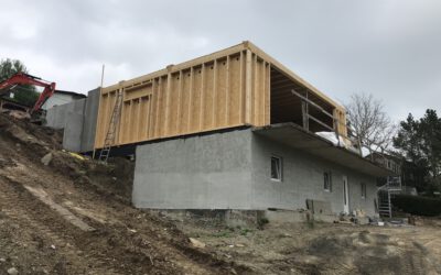 Aufgesetzter Holzrahmenbau als nachhaltige und energieeffiziente Konstruktion